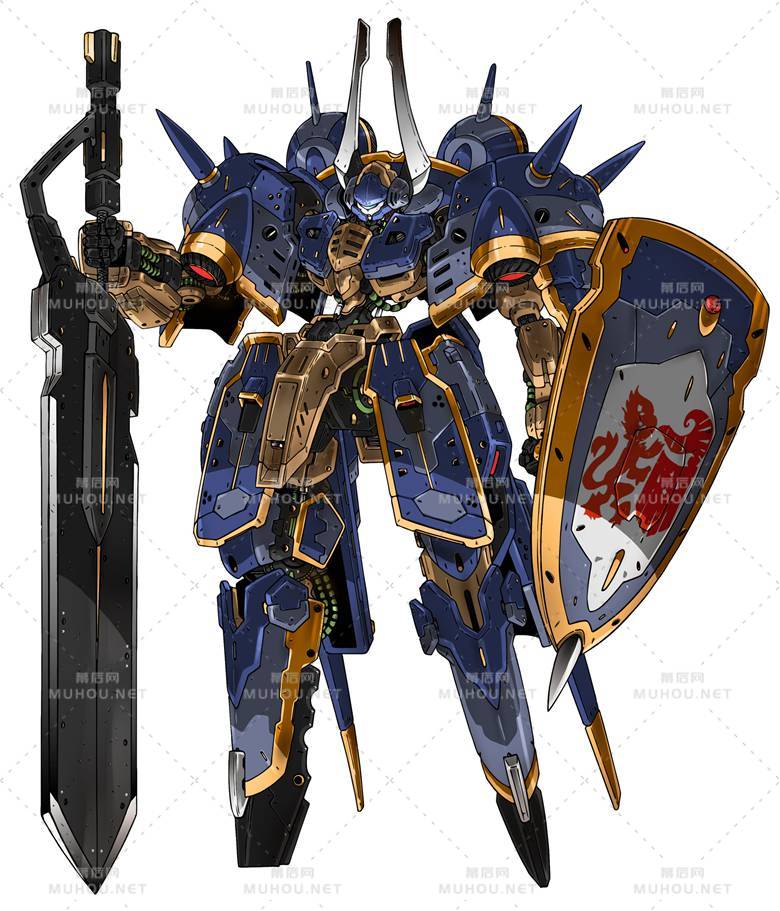 超酷的战斗高达机器人插画作品插图5 超酷的战斗高达机器人