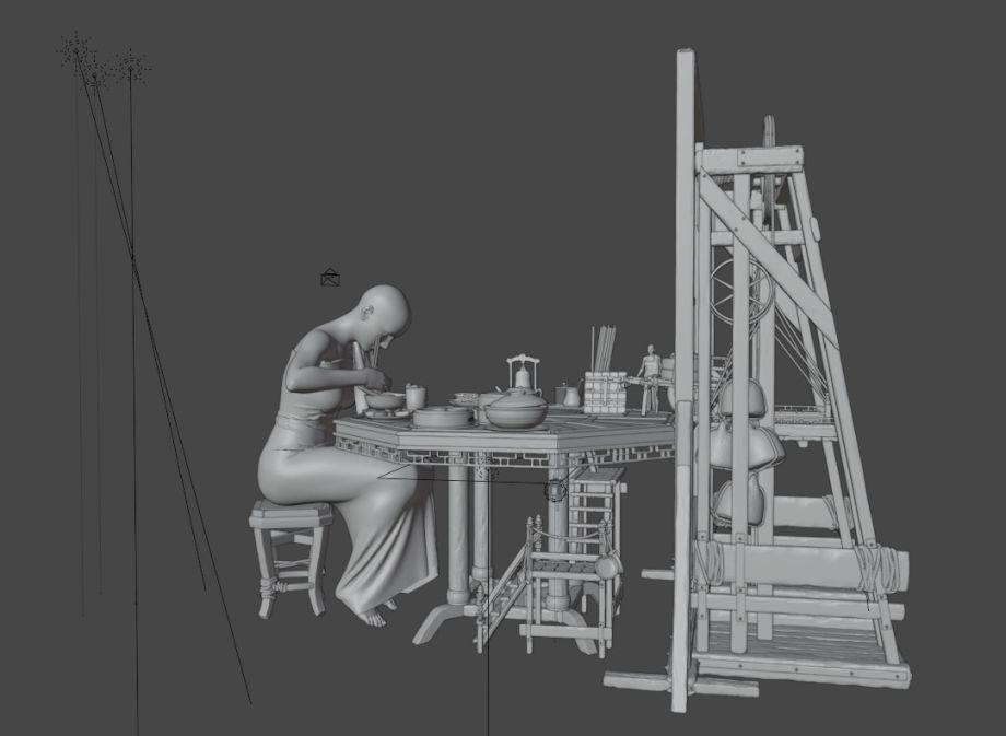 艺术家Kay Tang为大家分享在Blender中制作早餐场景插图19 在Blender中制作早餐场景