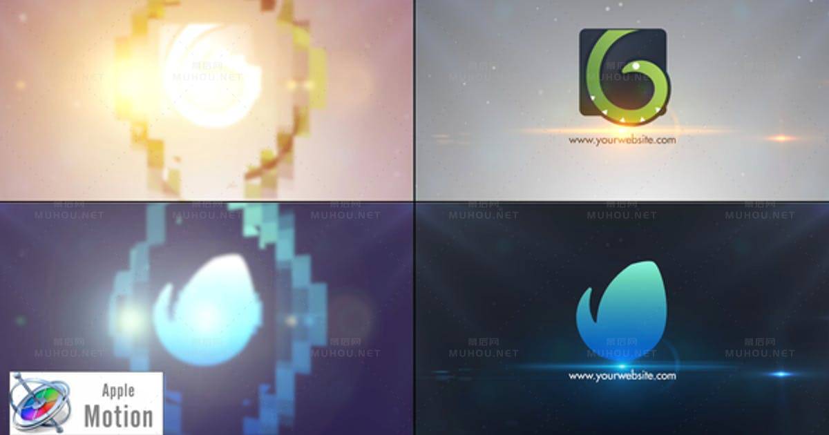 简单的标志动画Simple Logo Animation - Apple Motion视频FCPX模板