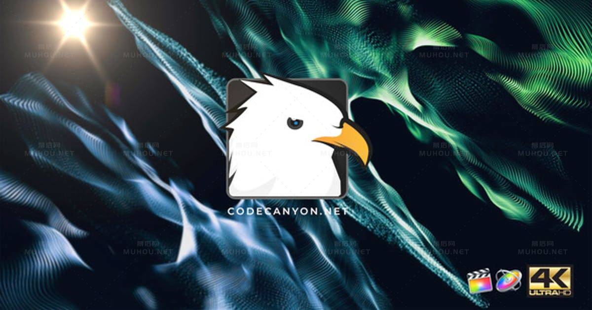 LOGO标志创意背景logo动画Logo Reveal 4k视频FCPX模板