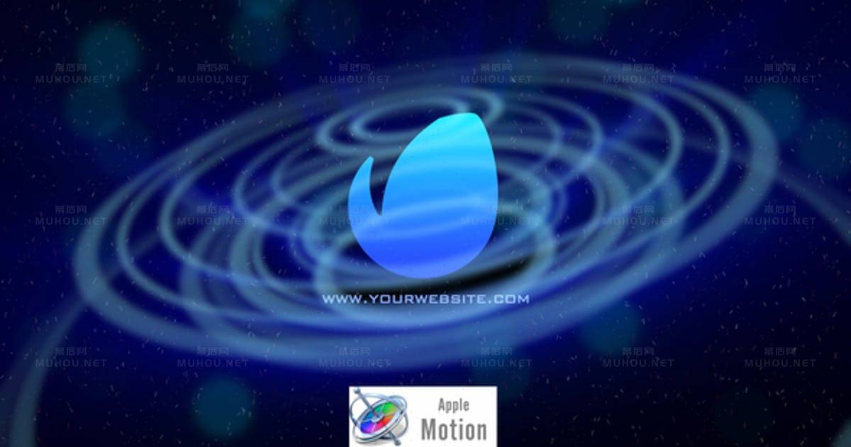 公司酒吧科技感波纹logo标志Corporate Bars Logo - Apple Motion视频FCPX模板