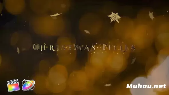 圣诞节标题文字动画Christmas Titles视频FCPX模板插图 圣诞节标题文字动画Christmas Titles视频FCPX模板插图