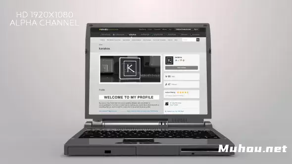 3D透明笔记本电脑打开3D Transparent Laptop Open视频素材插图 3D透明笔记本电脑打开3D Transparent Laptop Open视频素材插图