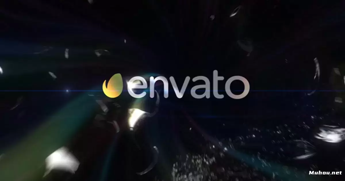 三维光效logo水晶标志显露AE模版Orb Crystal Logo Reveal