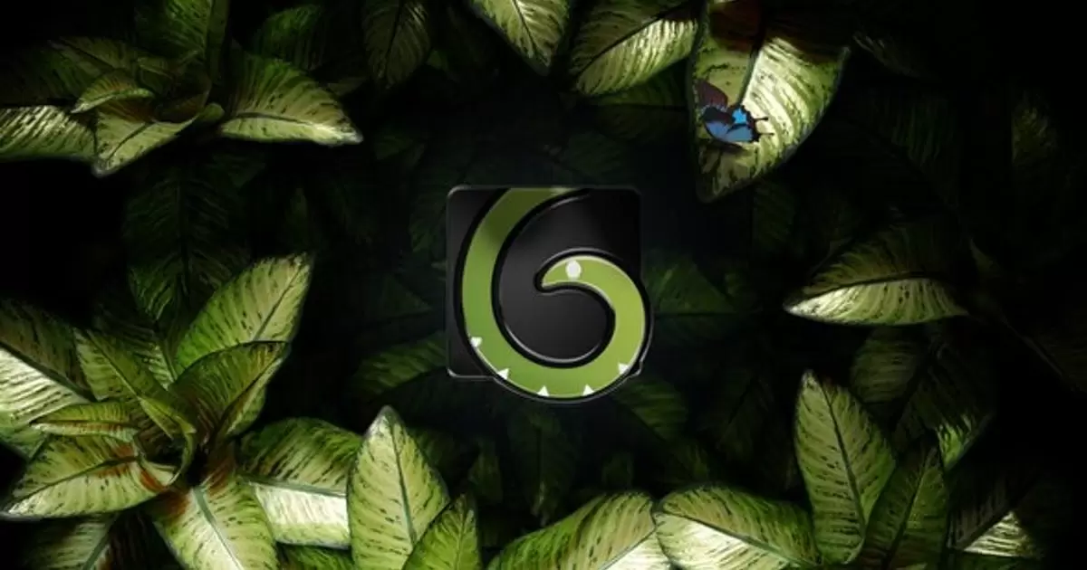 自然森林蝴蝶神秘logoAE模版The Nature Mystery