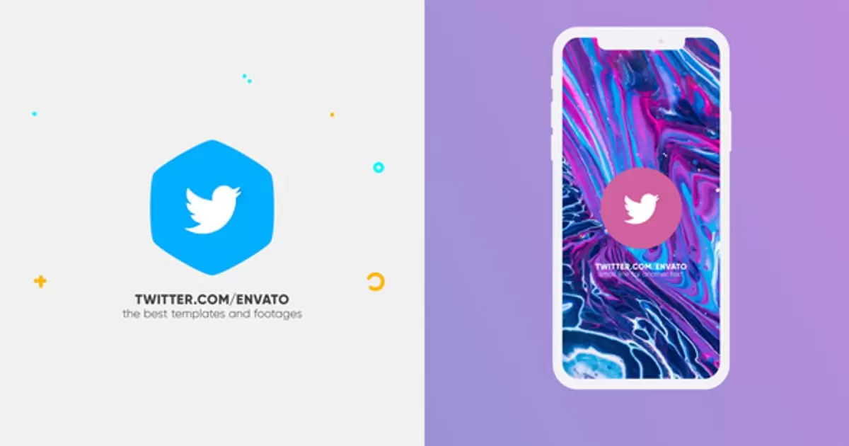 简单的彩色背景logo标志片头动画AE模版Simple Colorful Logo Opener