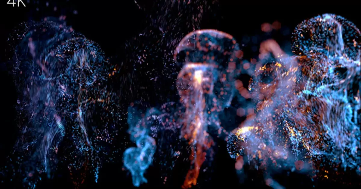 Bokeh粒子魔法logo标志AE模版Bokeh Particle Logo Sting
