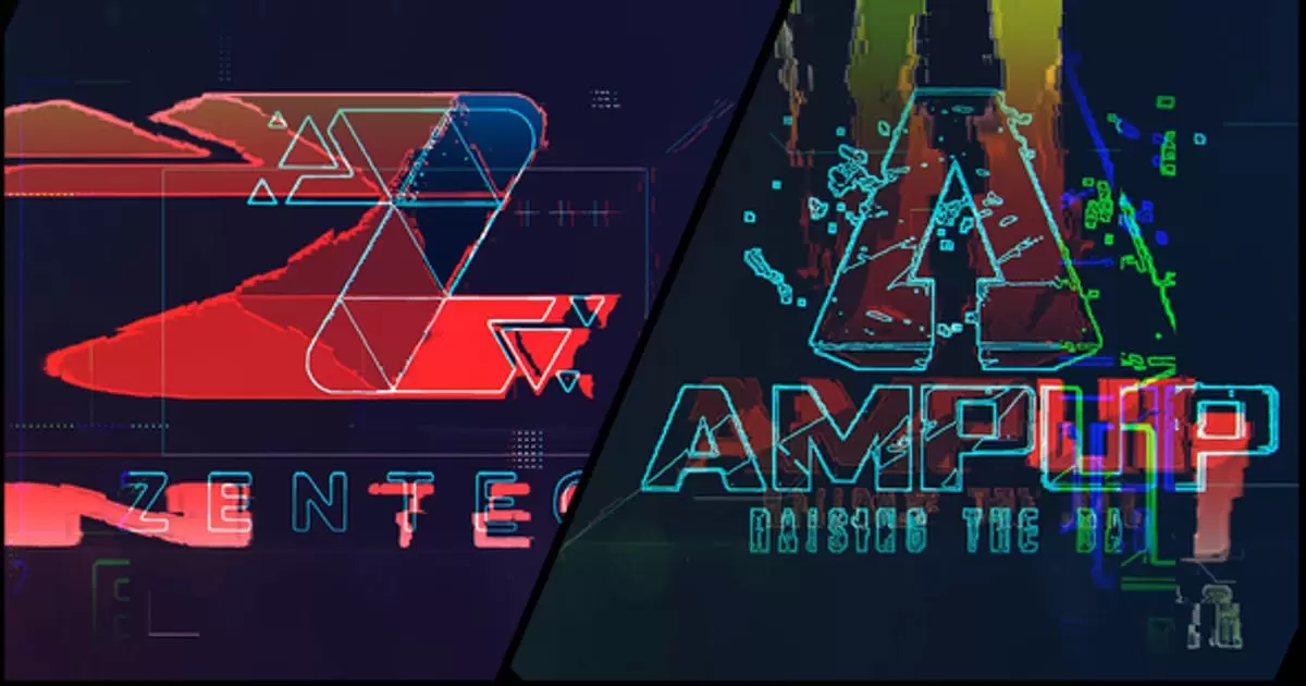 抽象艺术混乱故障logo标志AE模版Clean Glitch Logo