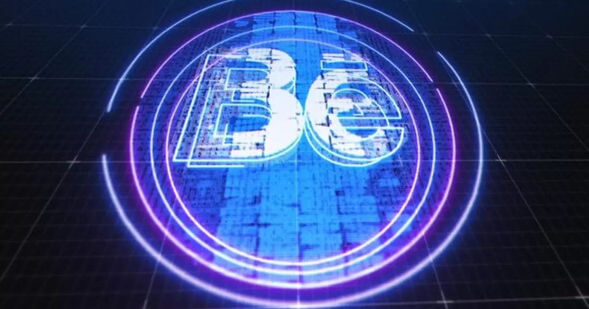 霓虹灯led发光logo标志显露AE模版Neon Logo Reveal