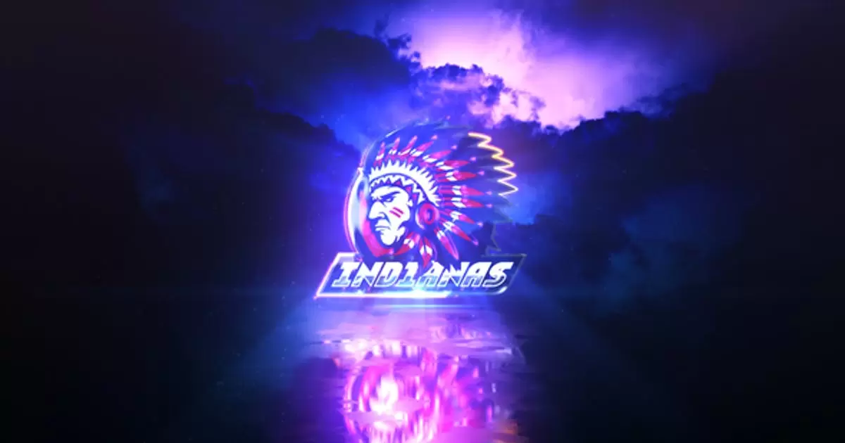 史诗霓虹灯和风暴标志揭示AE模版Epic Neon & Storm Logo Reveal