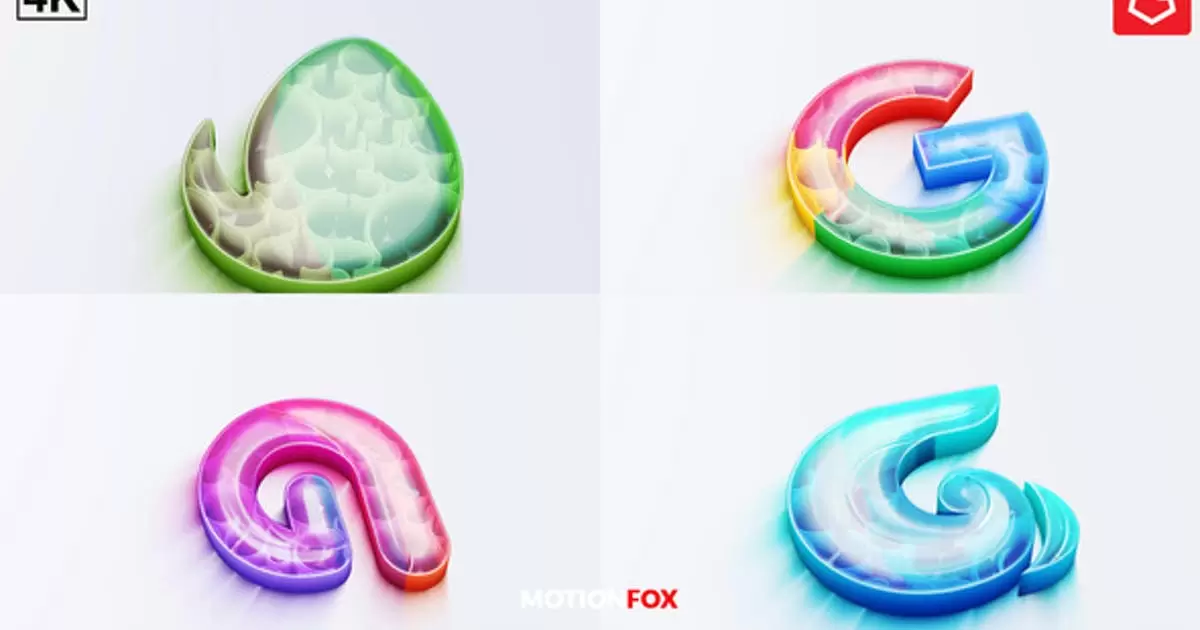 简单的3D发光logo徽标显示AE模版Simple 3D Logo Reveal