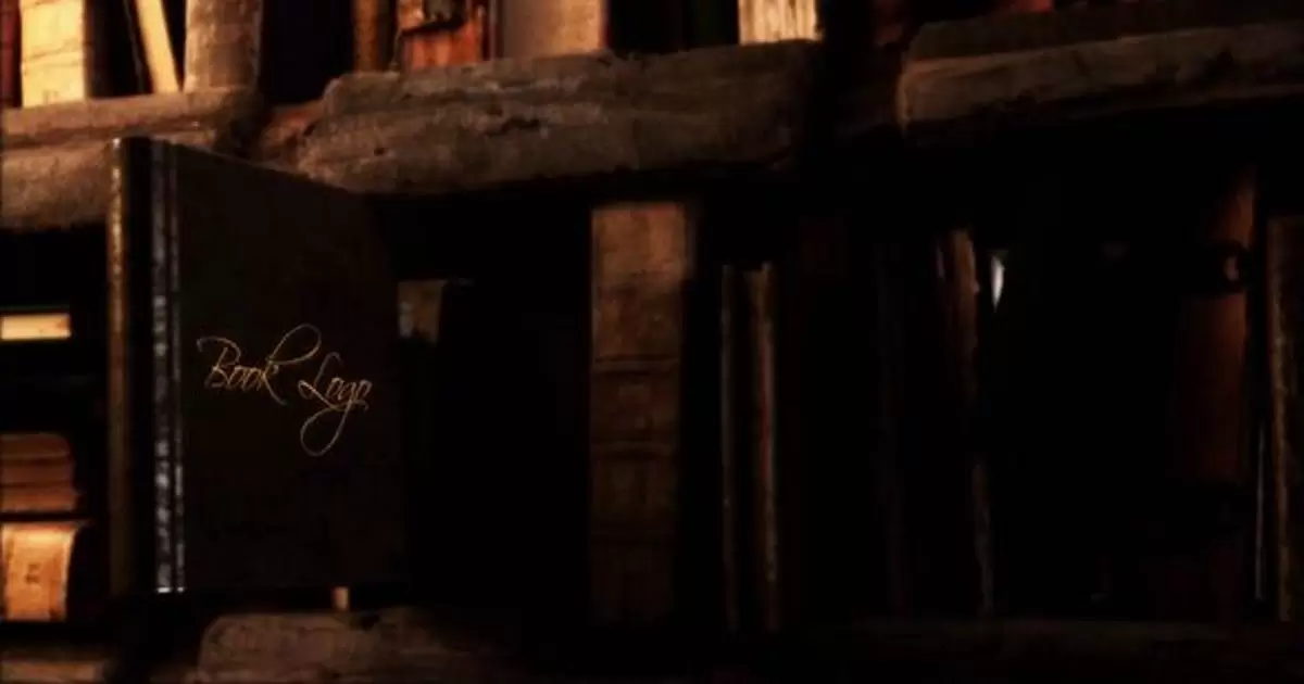古籍书籍放开logo标志揭秘AE模版Ancient Book Logo Reveal