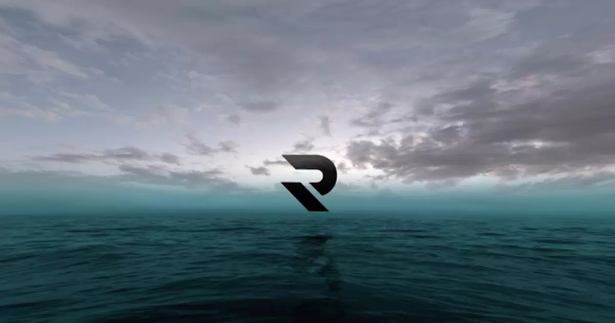 海平面地平线海上得来ogo标志揭示AE模版Horizon | Logo Reveal