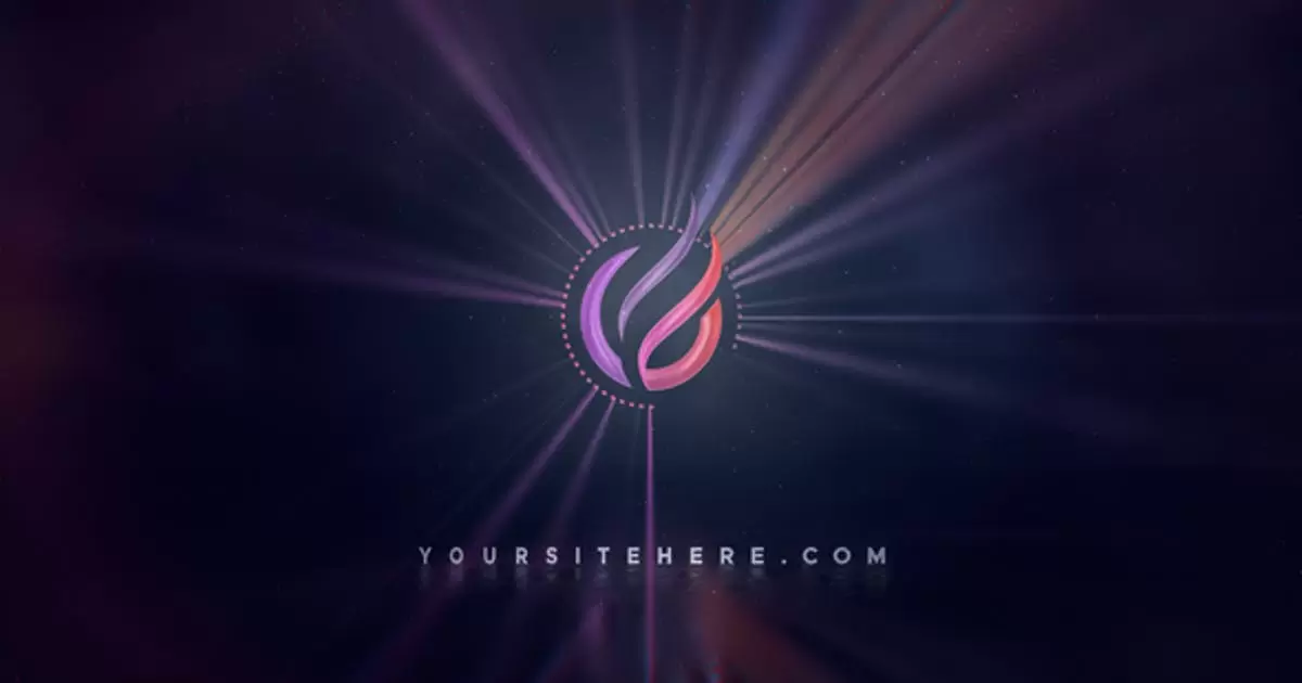 手电筒照射logo标志效果AE模版Flashlight Logo | After Effects Template