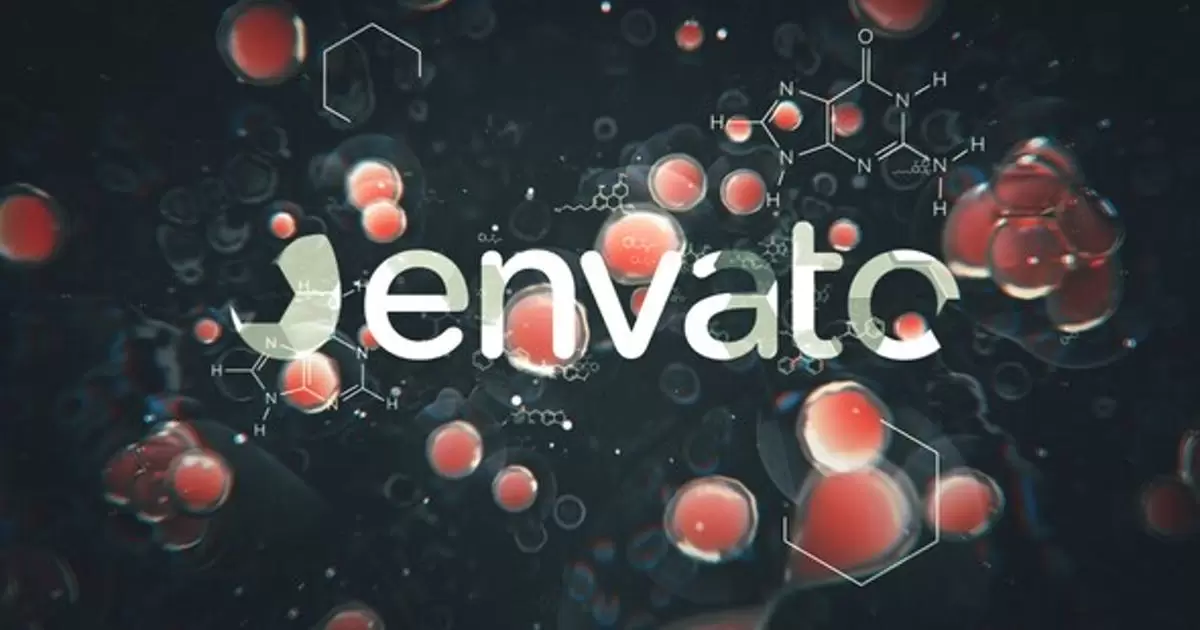 细胞分裂标志揭示AE模版Cell Division Logo Reveal