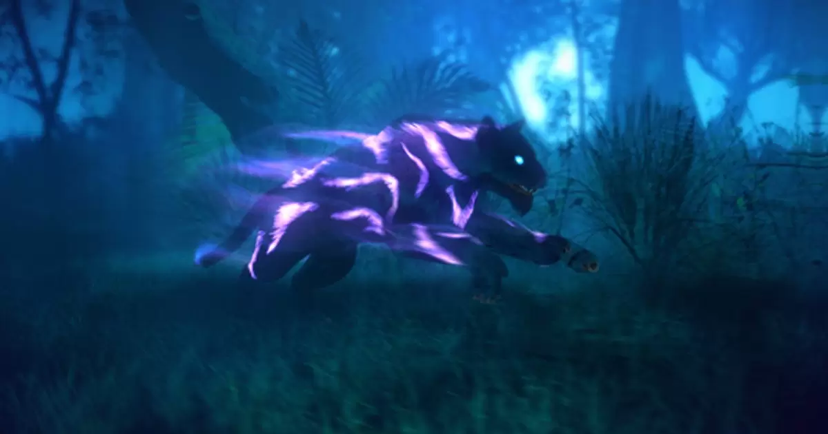 幻影猎豹丛林动物logo介绍AE模版Panther Jungle Intro