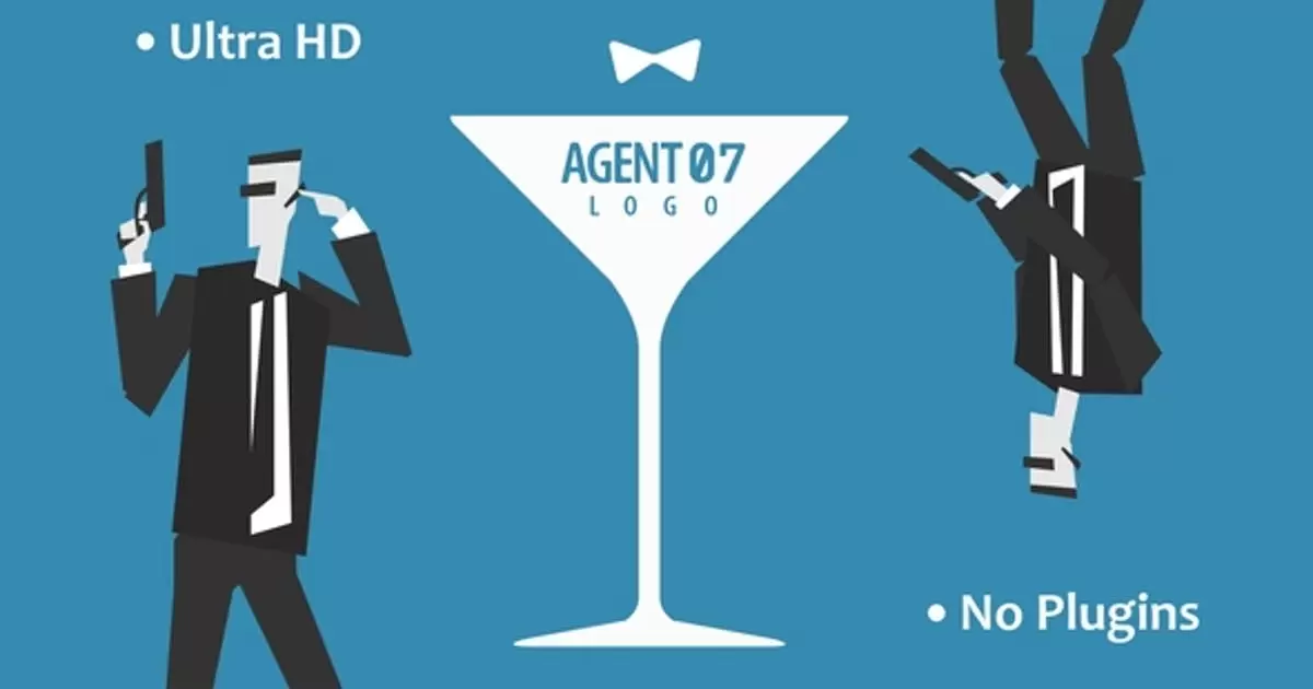 mg动画代理07标志AE模版Agent 07 Logo