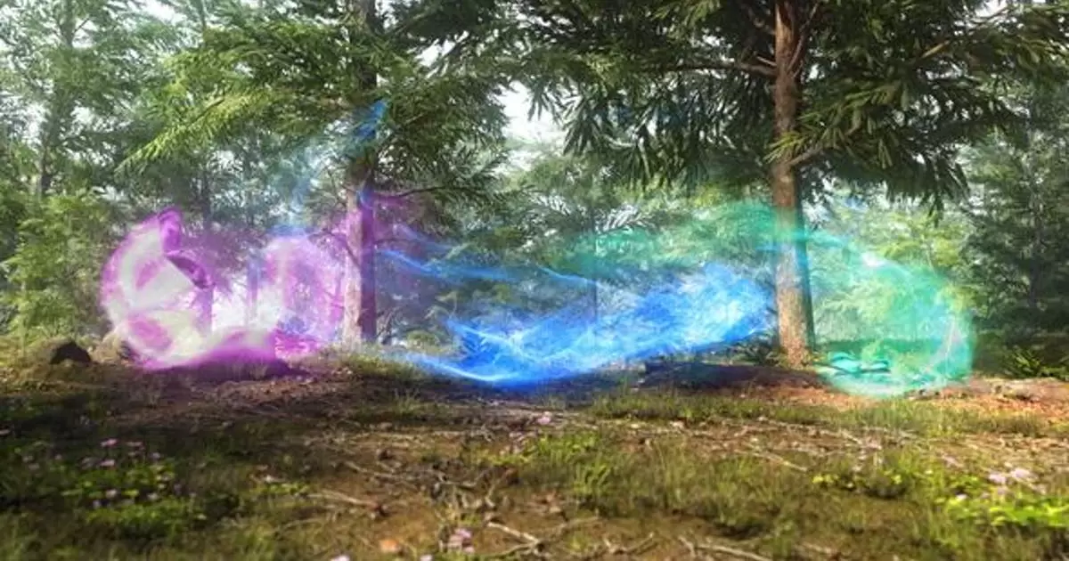 大自然神奇的蝴蝶飞舞logo揭示AE模版Nature Magical Butterflies Reveal