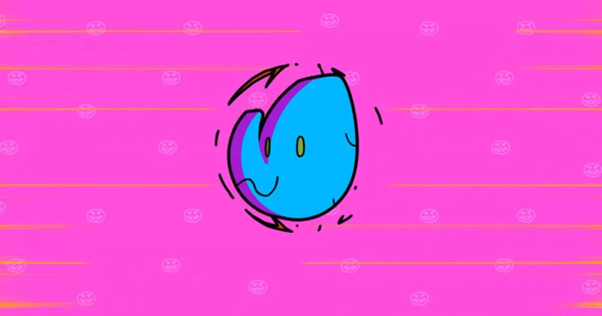 卡通动画怪物头logo标志AE模版Monster Head