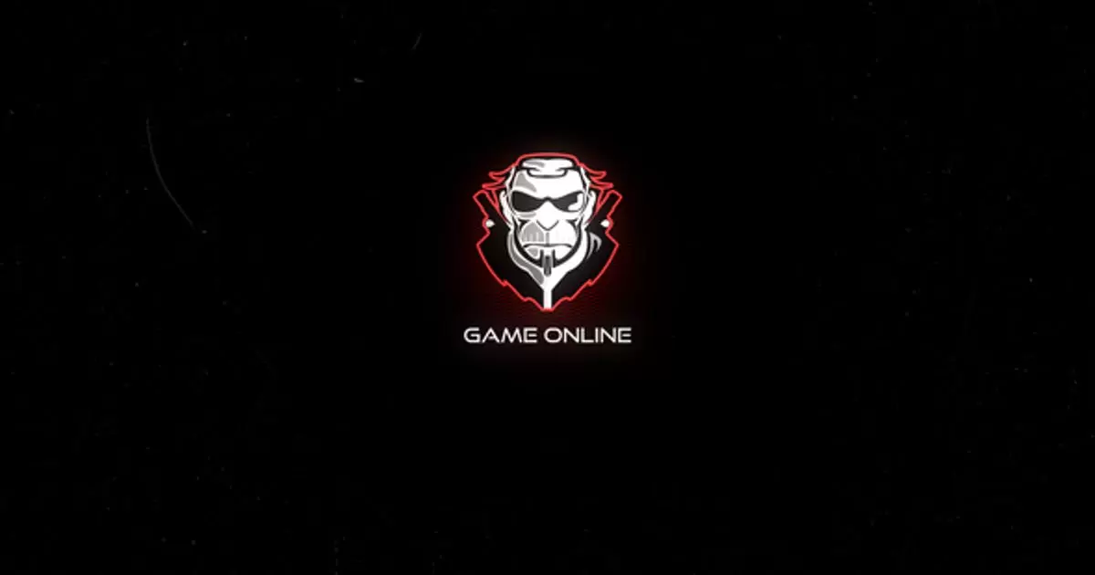 游戏图标logo徽标显示AE模版Game Logo Reveal