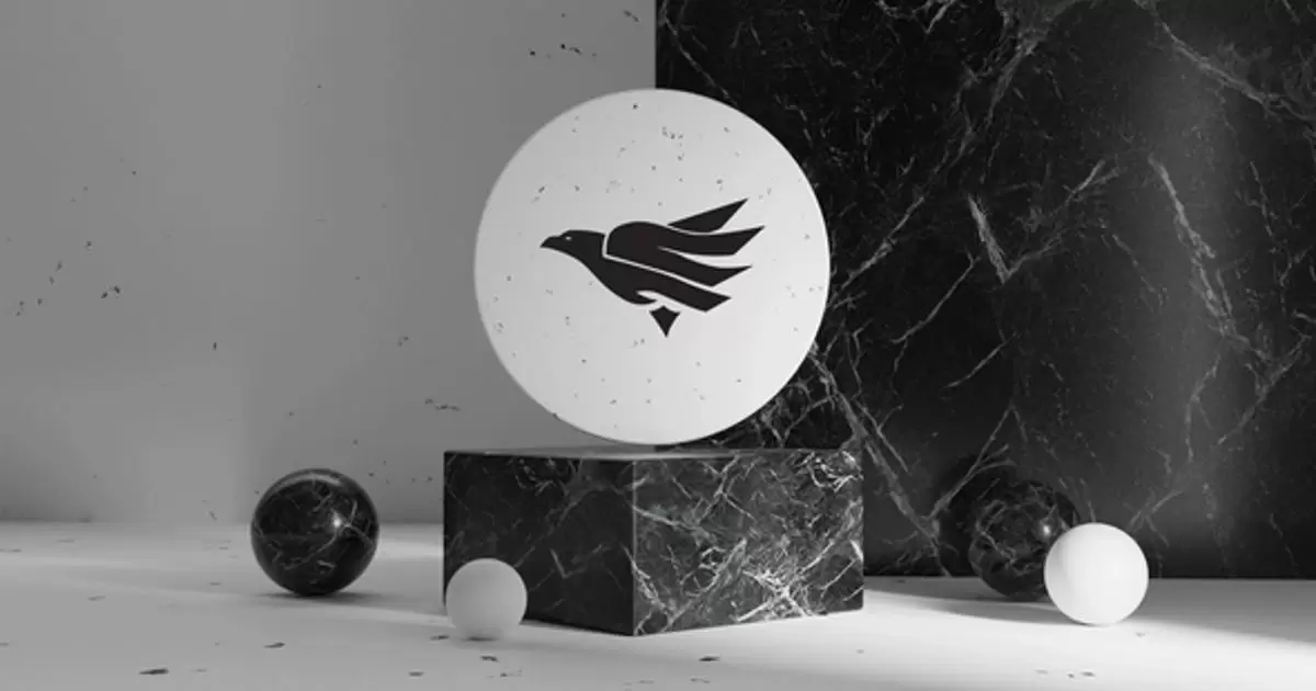快速踩踏三维场景logo标志显示3DAE模版Quick Stomp Logo Reveal 3D