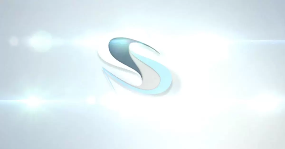 简单发光效果标志揭示AE视频模版Cuts Logo Reveal