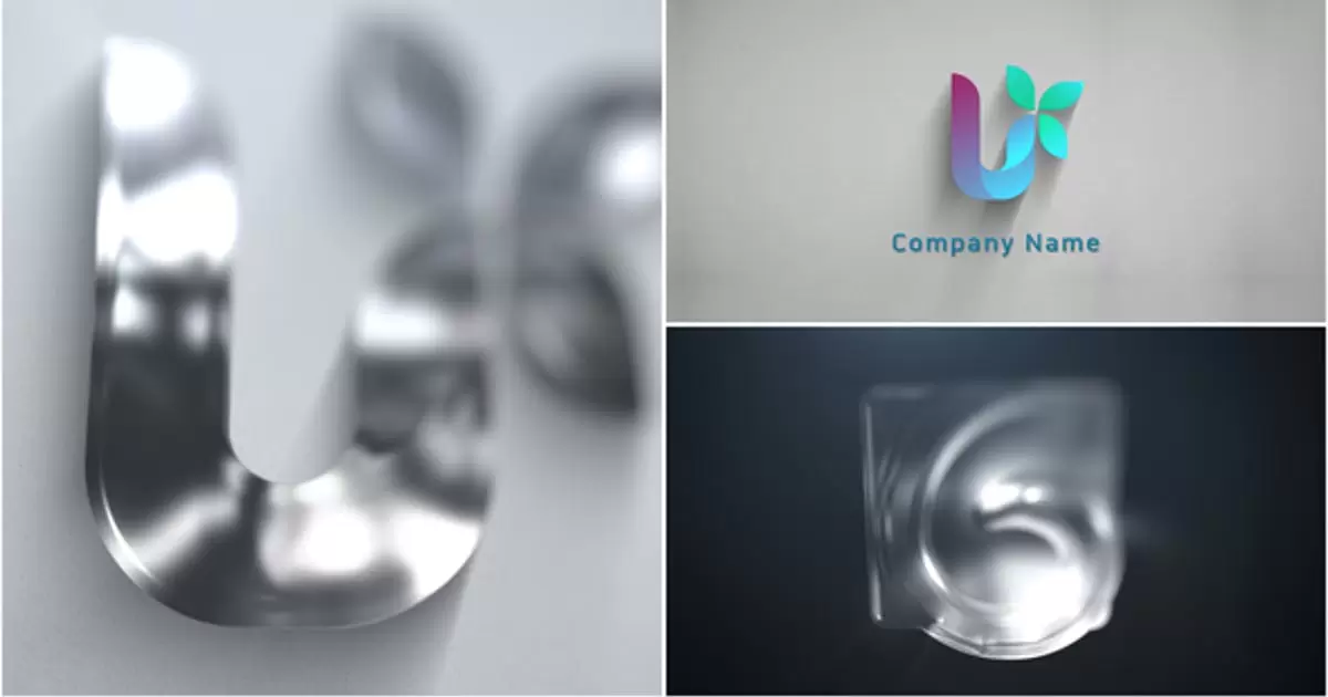 史诗金属标志介绍AE模版Epic Metal Logo Intro