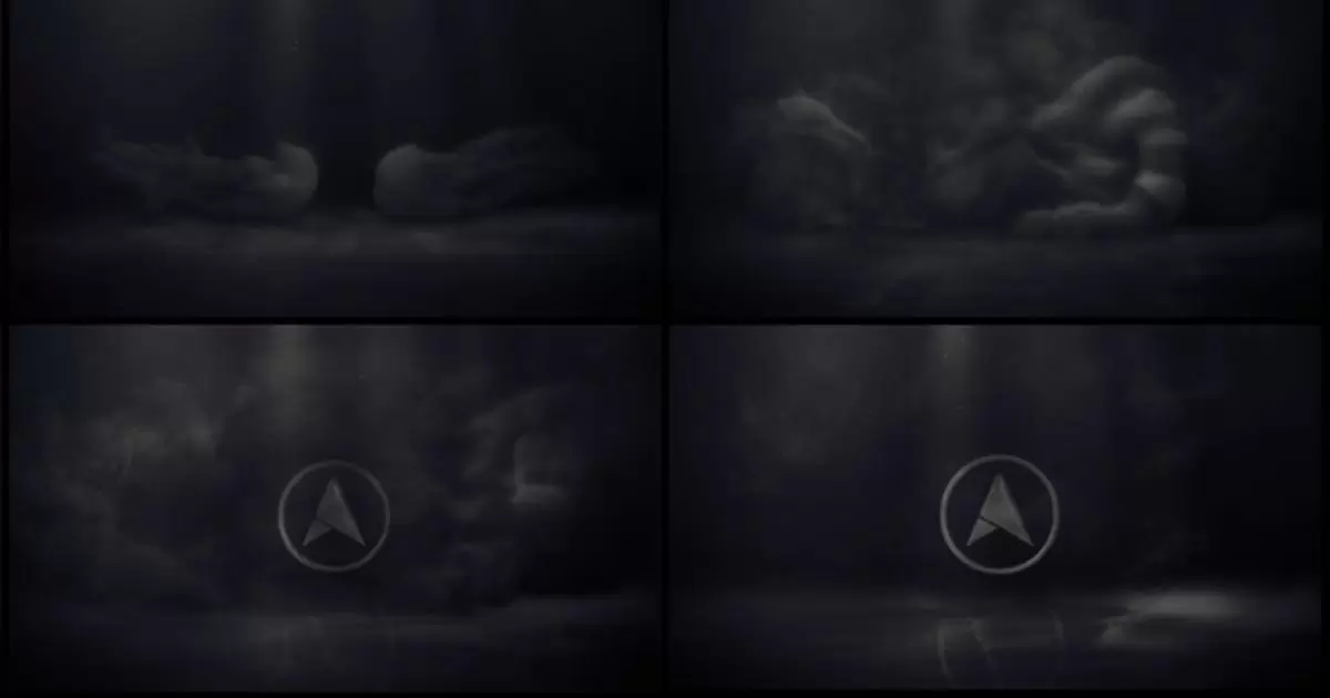 烟雾/雾神秘的logo标志2AE视频模版Smoke/Fog Mystical Logo 2