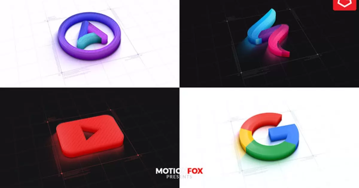 简单的草图logo标志揭示v1AE视频模版Simple Sketch Logo Reveal v1