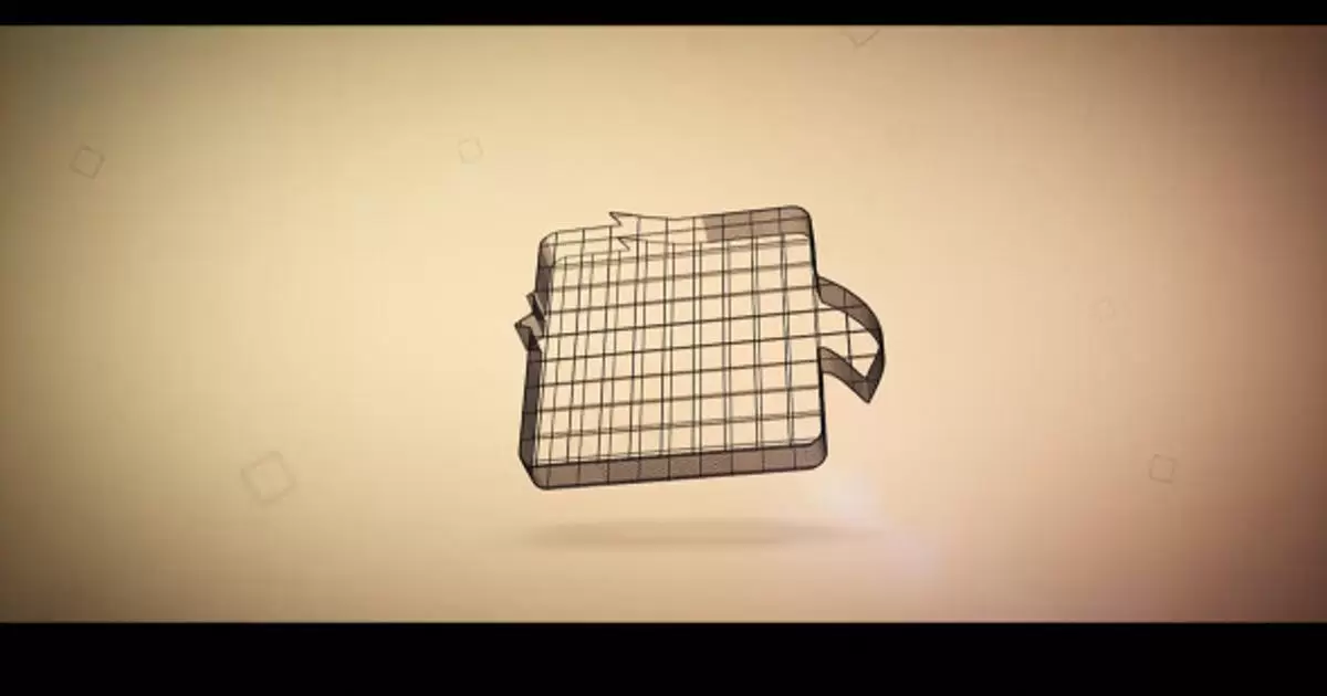 网格徽标显示AE视频模版Grid Logo Reveal