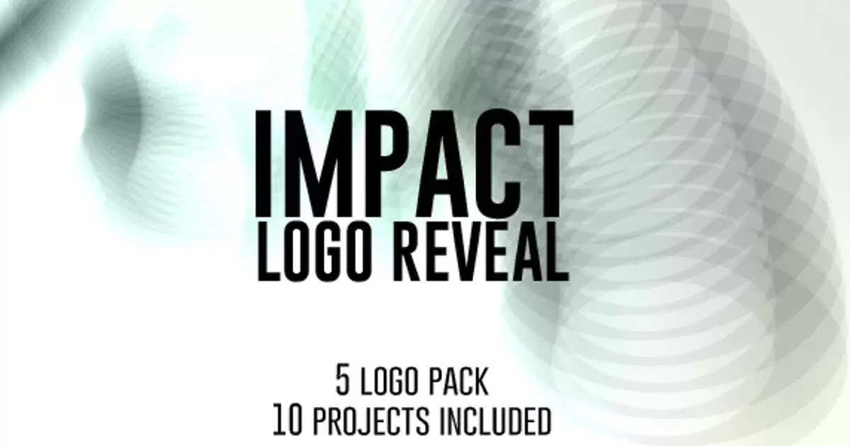 冲击光效logo标志揭示AE视频模版Impact Logo Reveal