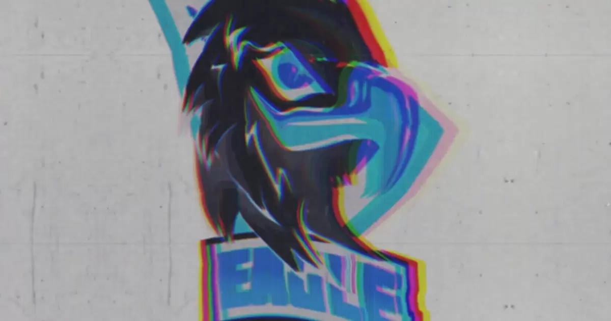 闪光毛刺数字干扰标志AE视频模版Flash Glitch Logo