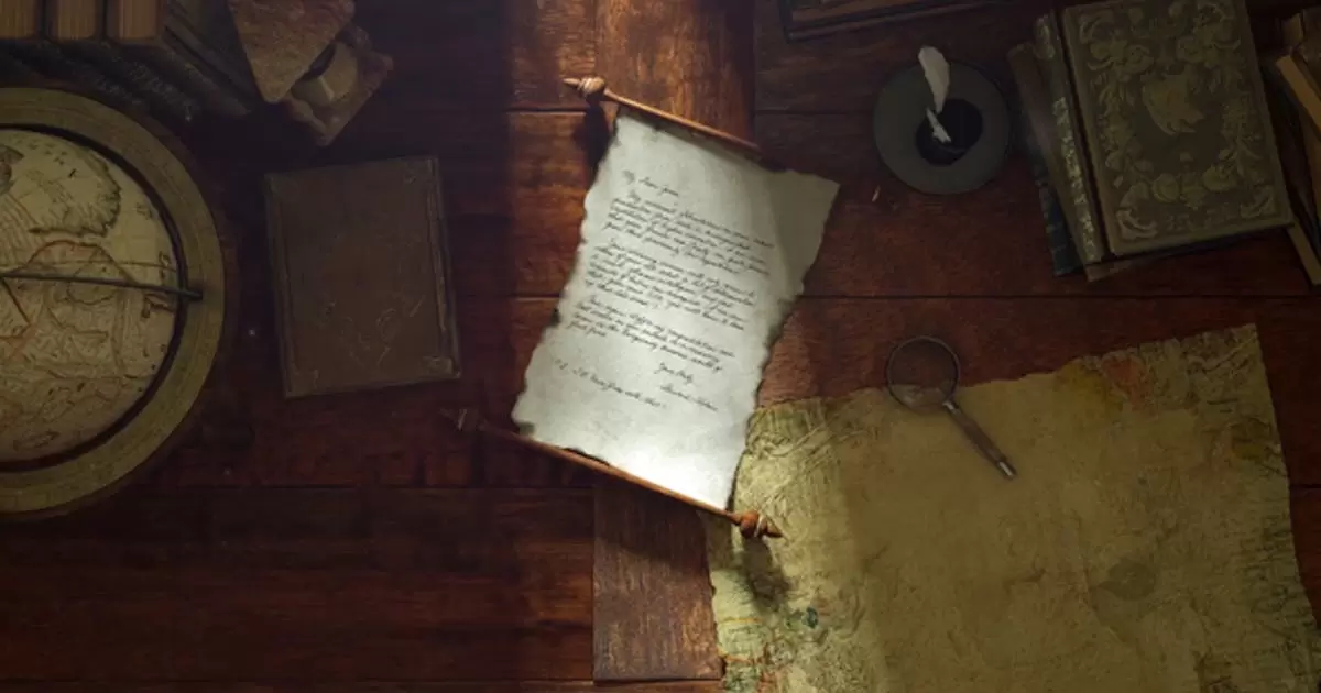 滚动羊皮纸上的文字介绍AE视频模版Scroll Parchment Intro
