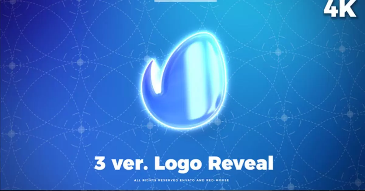 介绍logo徽标显示AE视频模版Intro Logo Reveal