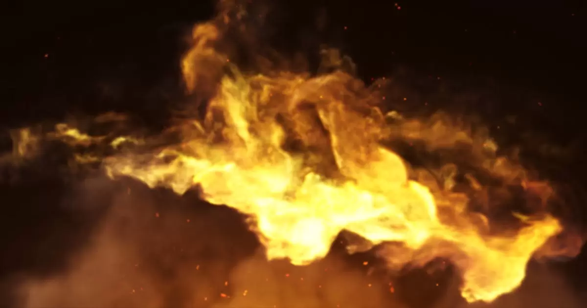 燃烧的火焰logoLOGO标志显示AE视频模版Fire Burning Logo Reveal