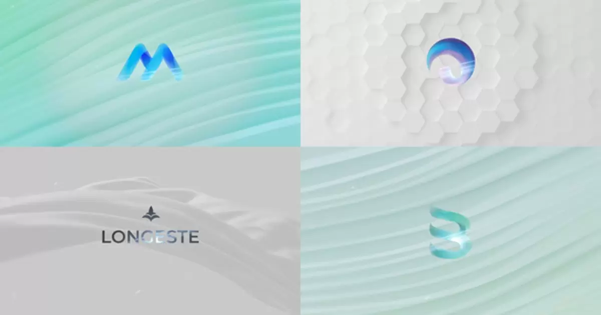 简单的迷你v2标志logo动画AE视频模版Minimal v2