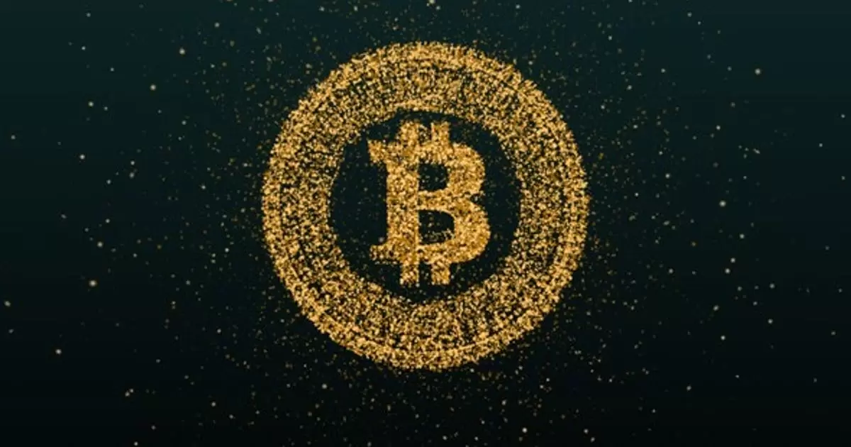 比特币加密货币标志揭示AE视频模版Bitcoin Cryptocurrency Logo Reveal
