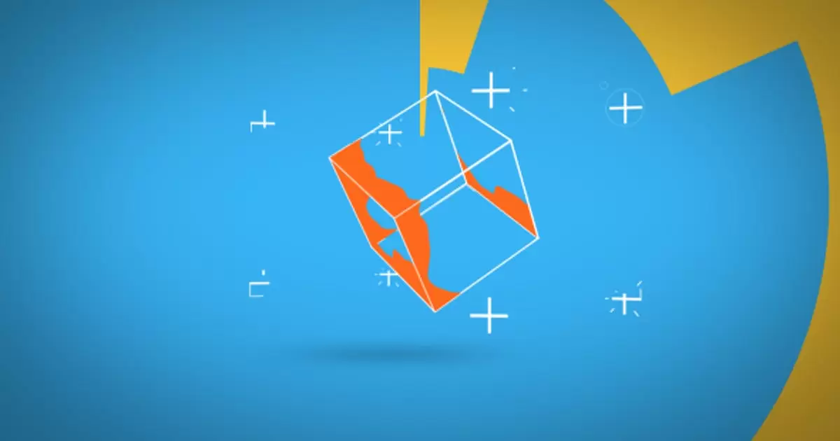 平面设计图形logo标志显露AE视频模版Flat Logo Reveal