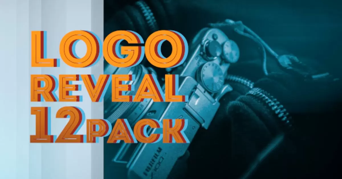 标志揭示12组动画素材AE视频模版Logo Reveal 12 Pack