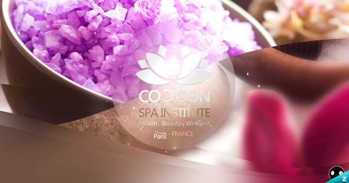 SPA瑜伽女性主题logo标志AE视频模版SPA Logo Reveal pack