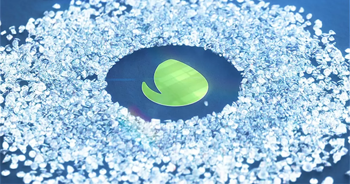 闪闪发光的钻石组成logo公司标志揭示AE视频模版Sparkling Diamonds – Company Logo Reveal