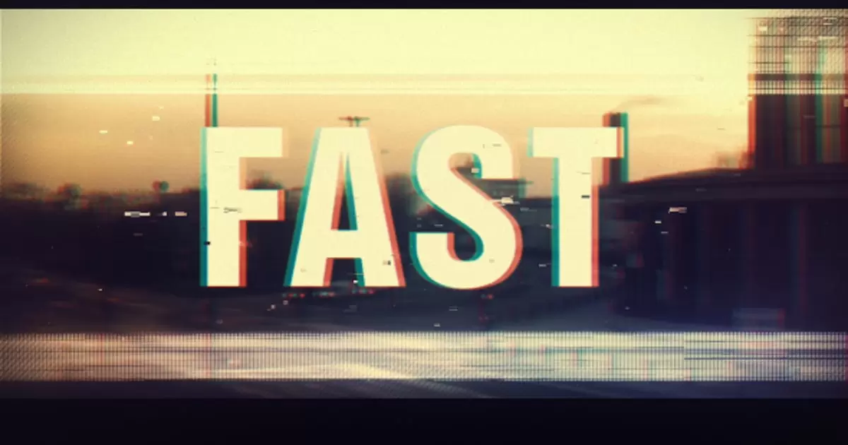 快速介绍logo标志AE视频模版Fast Intro