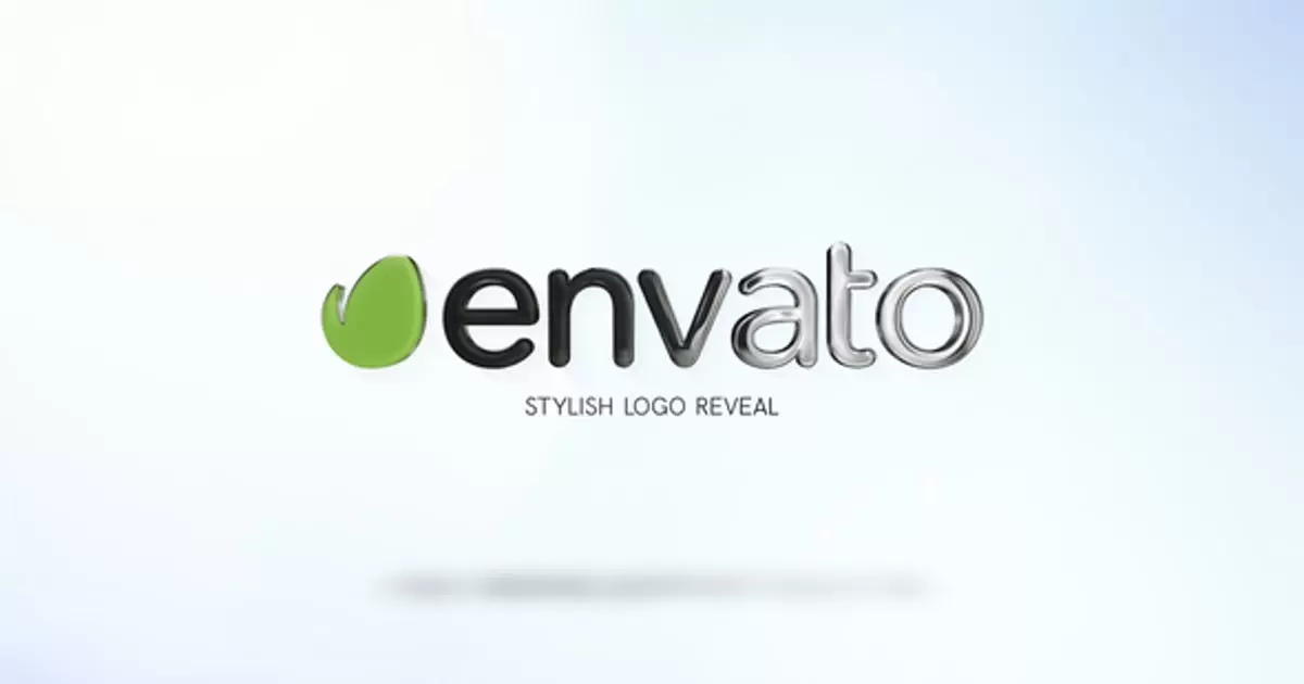 轮廓悬浮logo标志显示AE模版Contour Logo Reveal