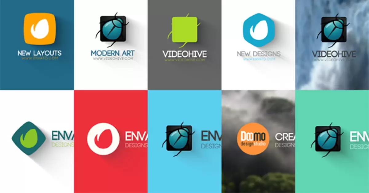 现代logo标志揭示V1AE视频模版Modern Logo Reveal V1