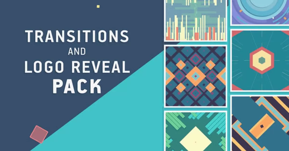 过渡和logo标志显示包AE视频模版Transitions and Logo Reveal Pack