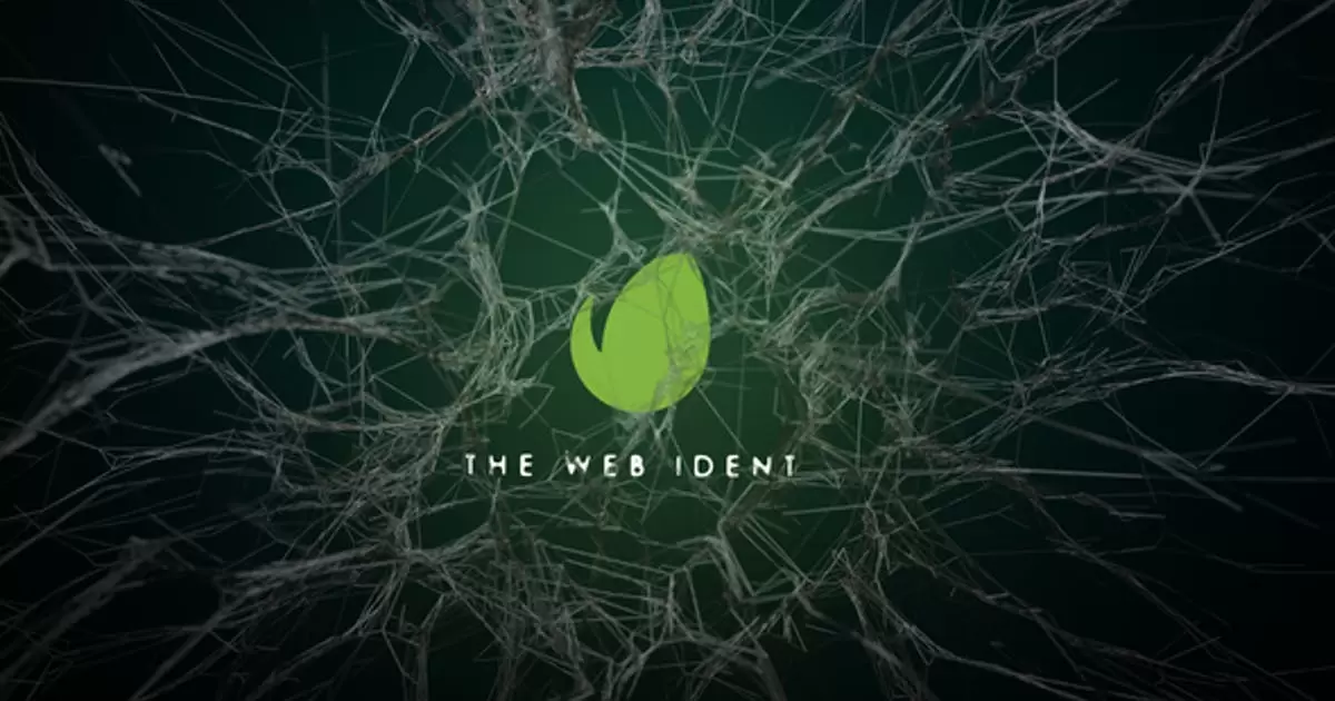 Web神经网络连接logo标志徽标显示AE模版Webs Logo Reveal