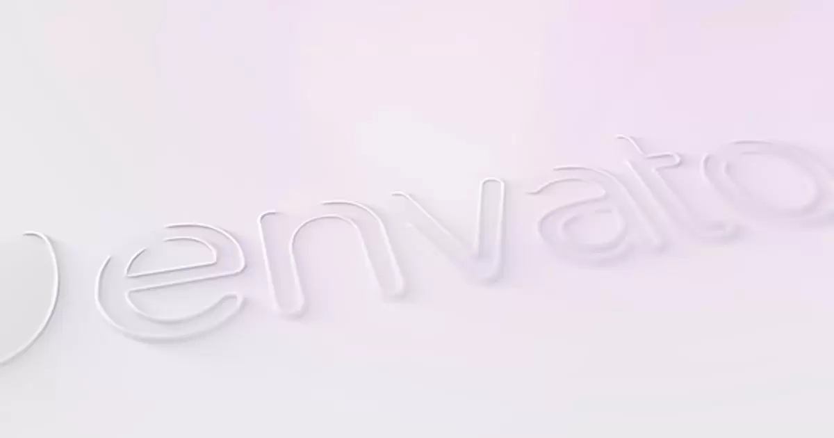 逐渐浮现出的logo标志显露AE模版Clean Line Logo Reveal