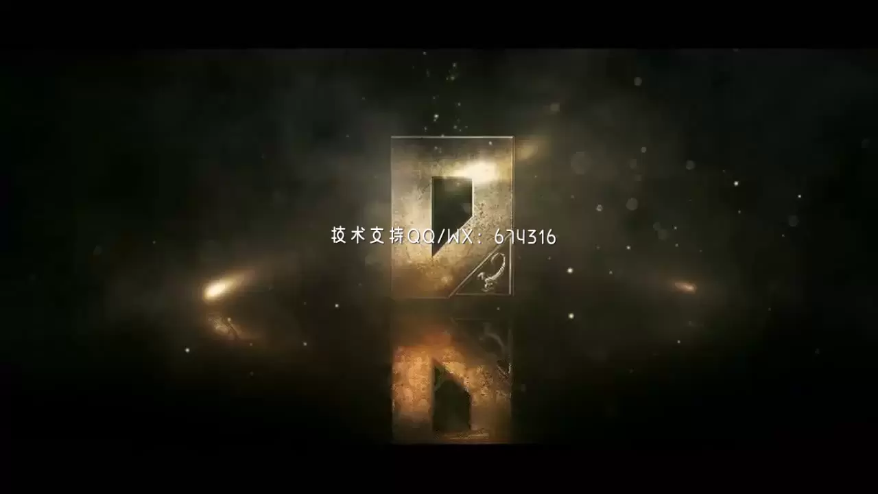 灯光LOGO标志显示AE模板视频下载(含音频)