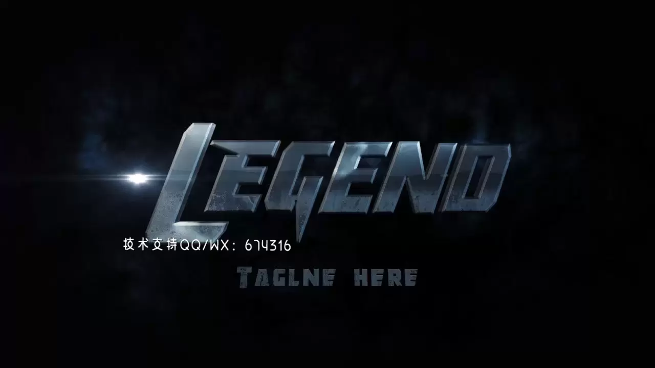 logo图例LOGO标志显示AE模板视频下载