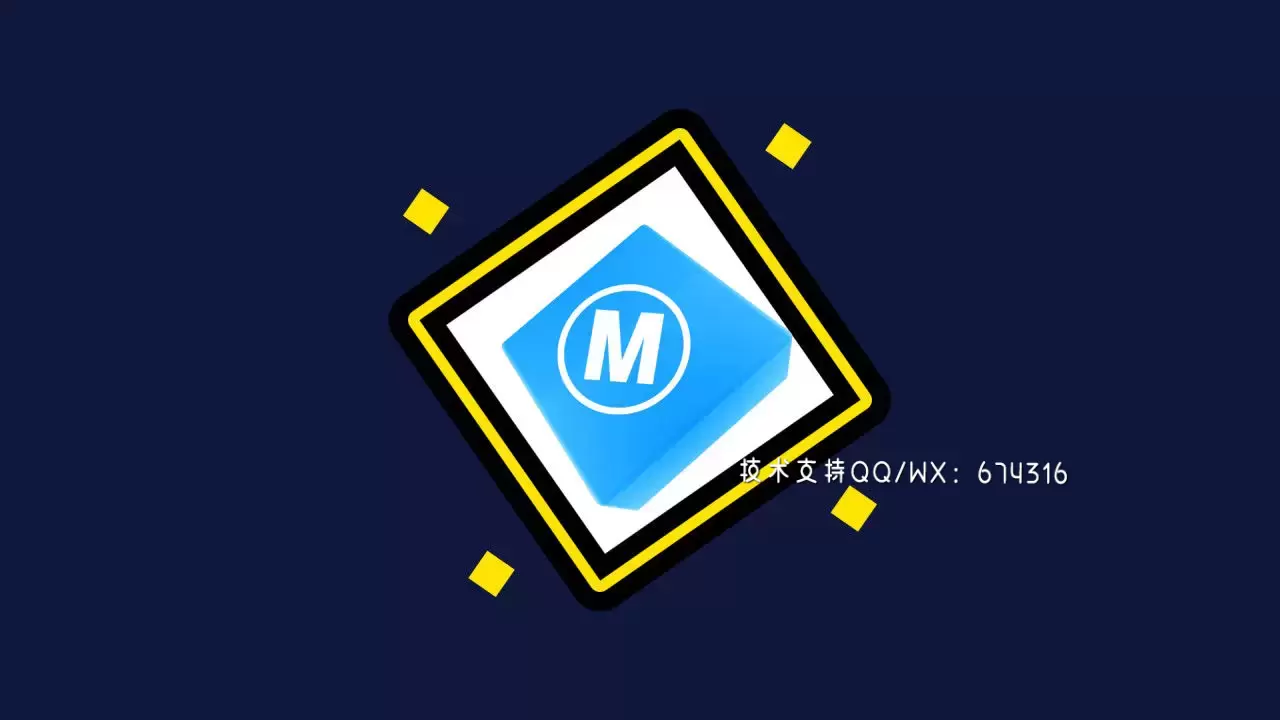 logo有趣的抽象LOGO标志介绍AE模板视频下载
